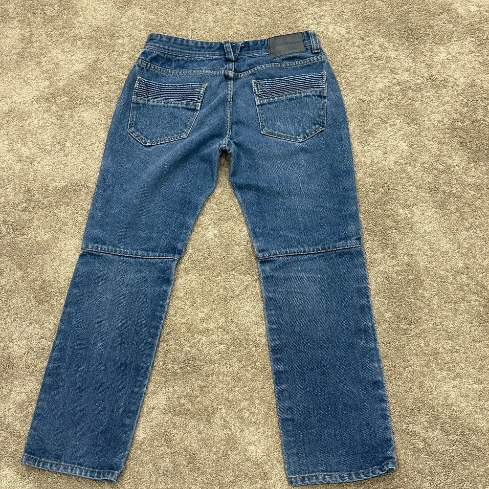 Rare Southpole Y2K Moto Biker Jeans Mens Clean Streetwear Aesthetic - Size 32x30 - Picture 2 of 7
